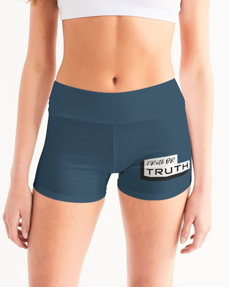 Logo Women's Mid-Rise Yoga Shorts