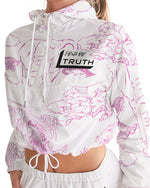 Load image into Gallery viewer, Made it Out The Jungle  Women&#39;s Cropped Windbreaker
