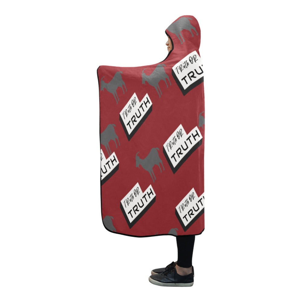 TruthorTruth GOAT (8) Hooded Blanket 80"x56"