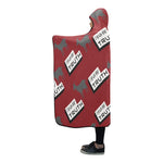 Load image into Gallery viewer, TruthorTruth GOAT (8) Hooded Blanket 80&quot;x56&quot;
