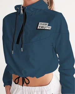 TruthorTruth Logo Women's Cropped Windbreaker