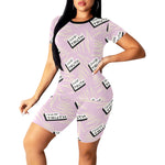 Load image into Gallery viewer, Pink Short Yoga Set
