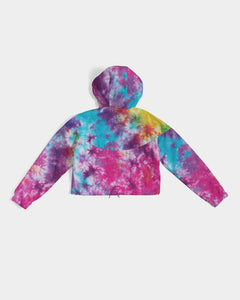 TruthorTruth Color Burst Tie Dye Women's Cropped Windbreaker