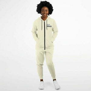 Cream Ziphoodie & Jogger