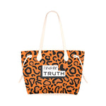 Load image into Gallery viewer, Orange Cheetah Tote Bag

