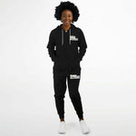 Load image into Gallery viewer, Black Ziphoodie &amp; Jogger
