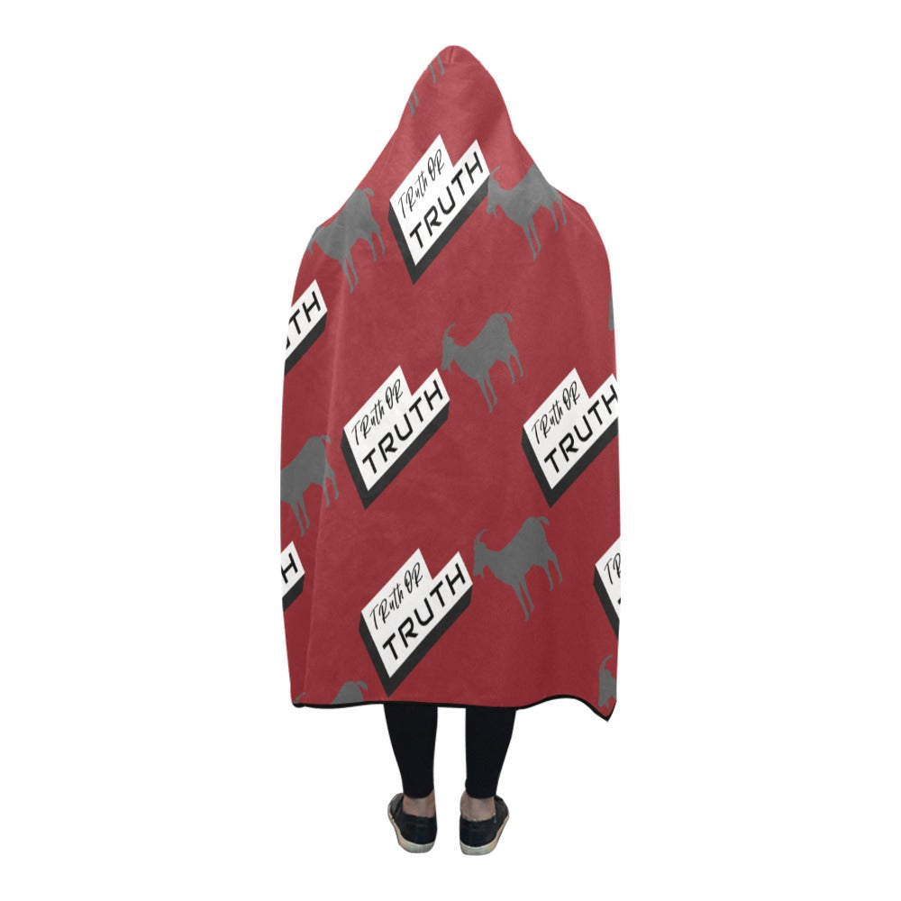 TruthorTruth GOAT (8) Hooded Blanket 80"x56"