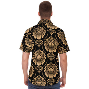 Black & Gold Button Down
