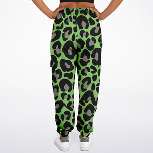 Green Camo Cargo Sweatpants
