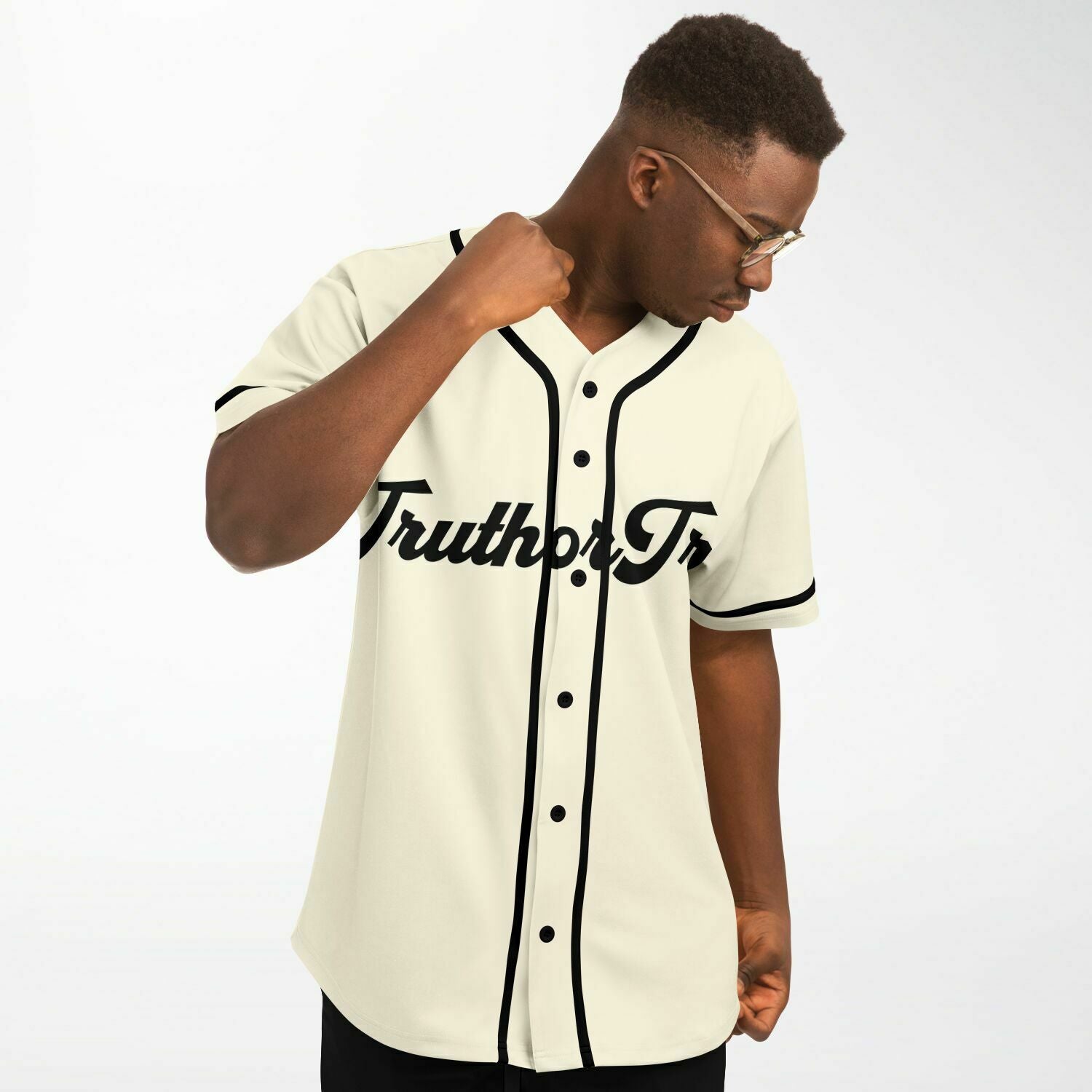 TruthorTruth Cream Baseball Jersey
