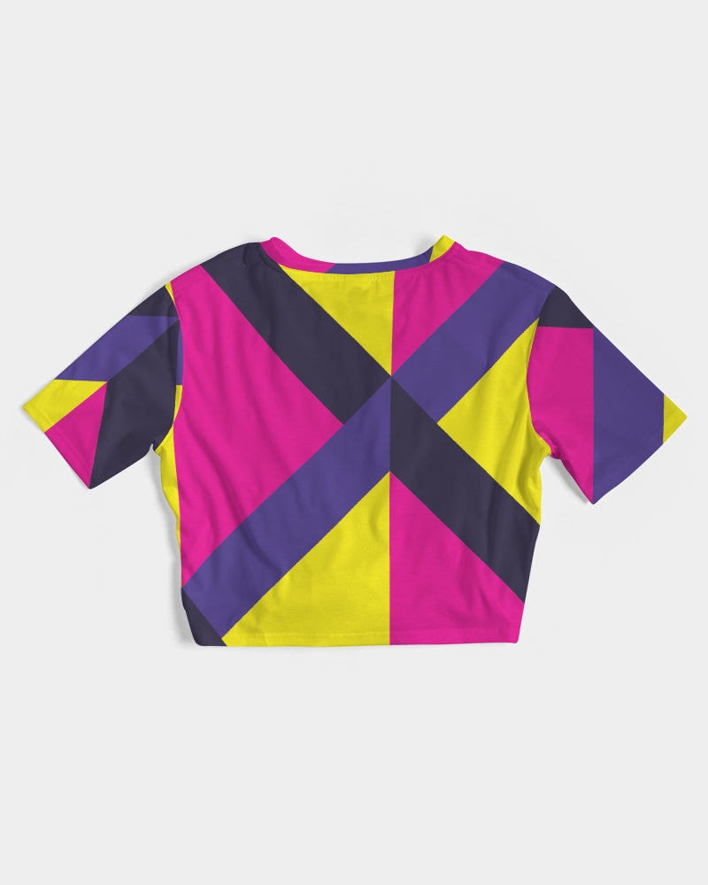 TruthorTruth Summer Colorway  Women's Twist-Front Cropped Tee