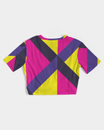 Load image into Gallery viewer, TruthorTruth Summer Colorway  Women&#39;s Twist-Front Cropped Tee
