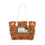 Load image into Gallery viewer, Orange Cheetah Tote Bag
