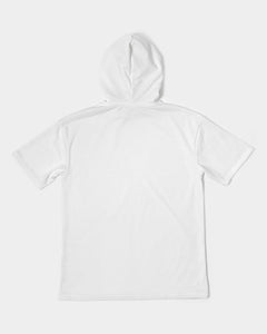 White on White Men's Premium Heavyweight Short Sleeve Hoodie