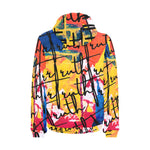 Load image into Gallery viewer, Mens Abstract Hooded Bomber Jacket
