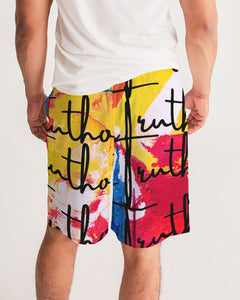 Abstract Art X TruthorTruth Men's Jogger Shorts