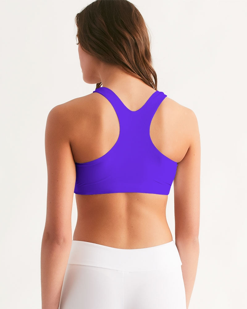 Purple Seamless Sports Bra
