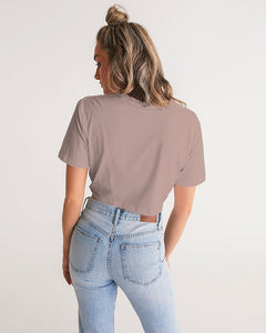 More Than Worthy X TruthorTruth Women's Twist-Front Cropped Tee