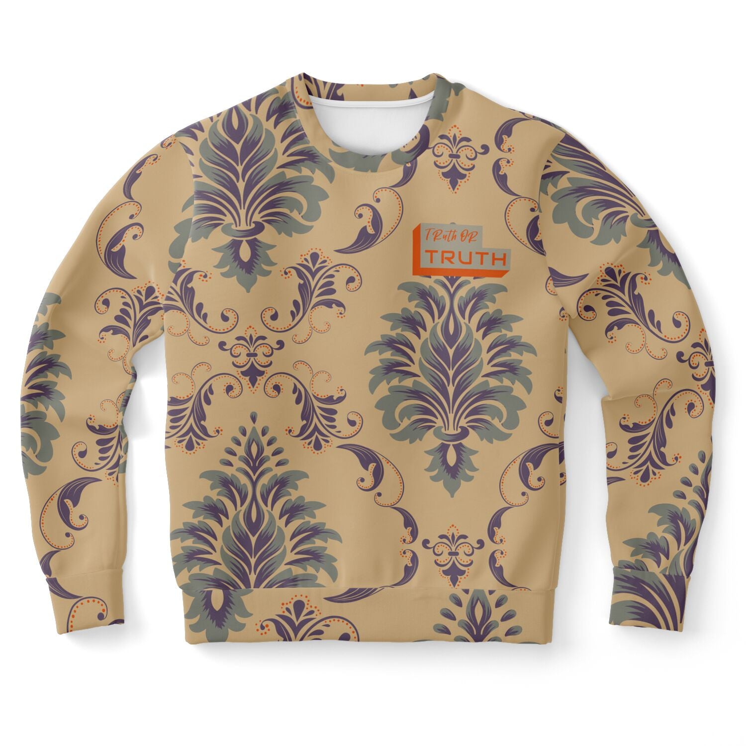 TruthorTruth Damask Pattern Sweatshirt