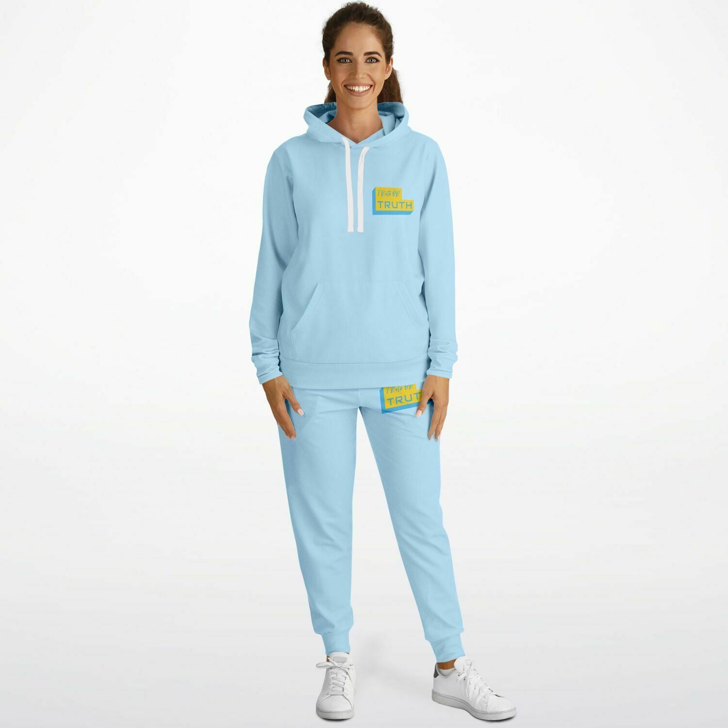 Sky Blue and Yellow Jogger Set