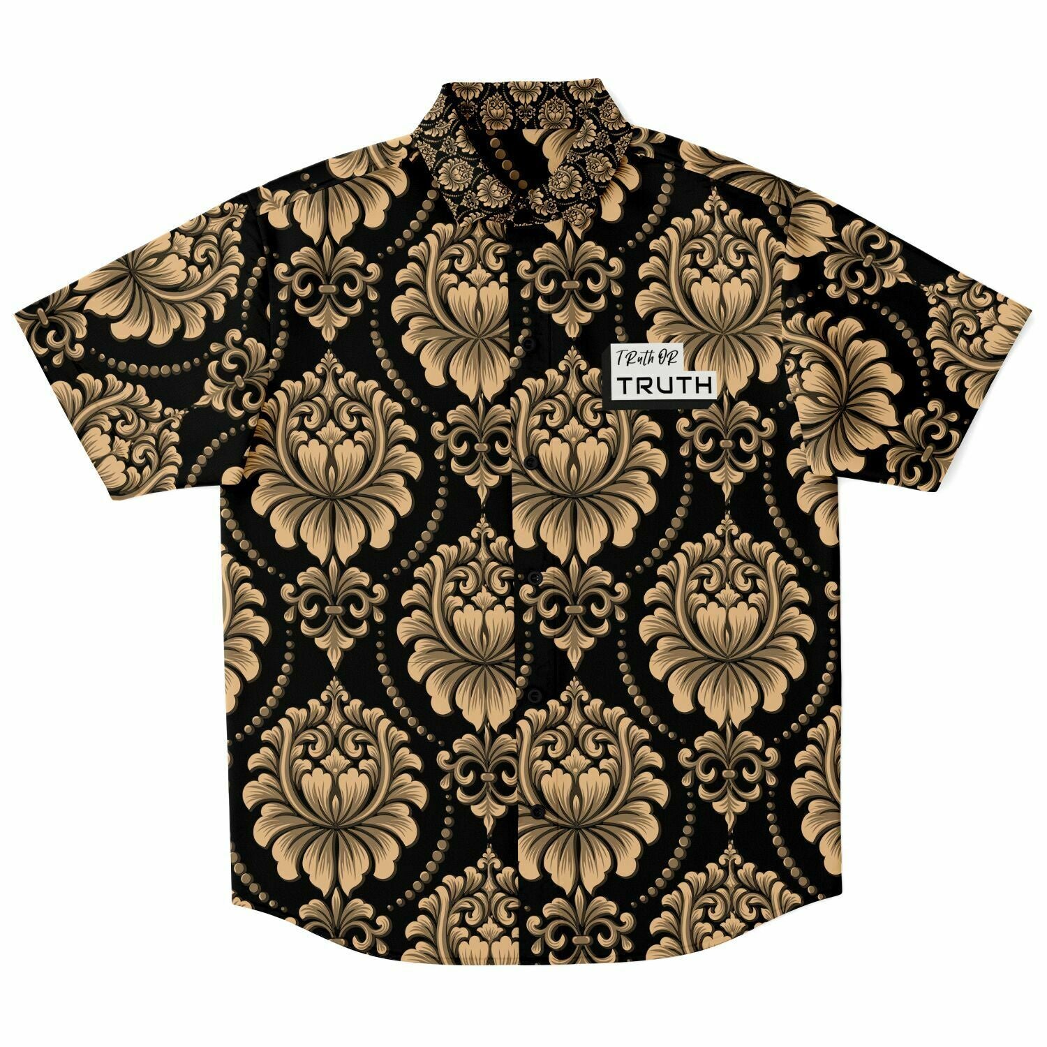 Black & Gold Button Down