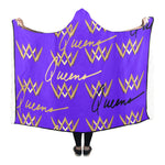 Load image into Gallery viewer, Queens x TruthorTruth Purple Hooded Blanket
