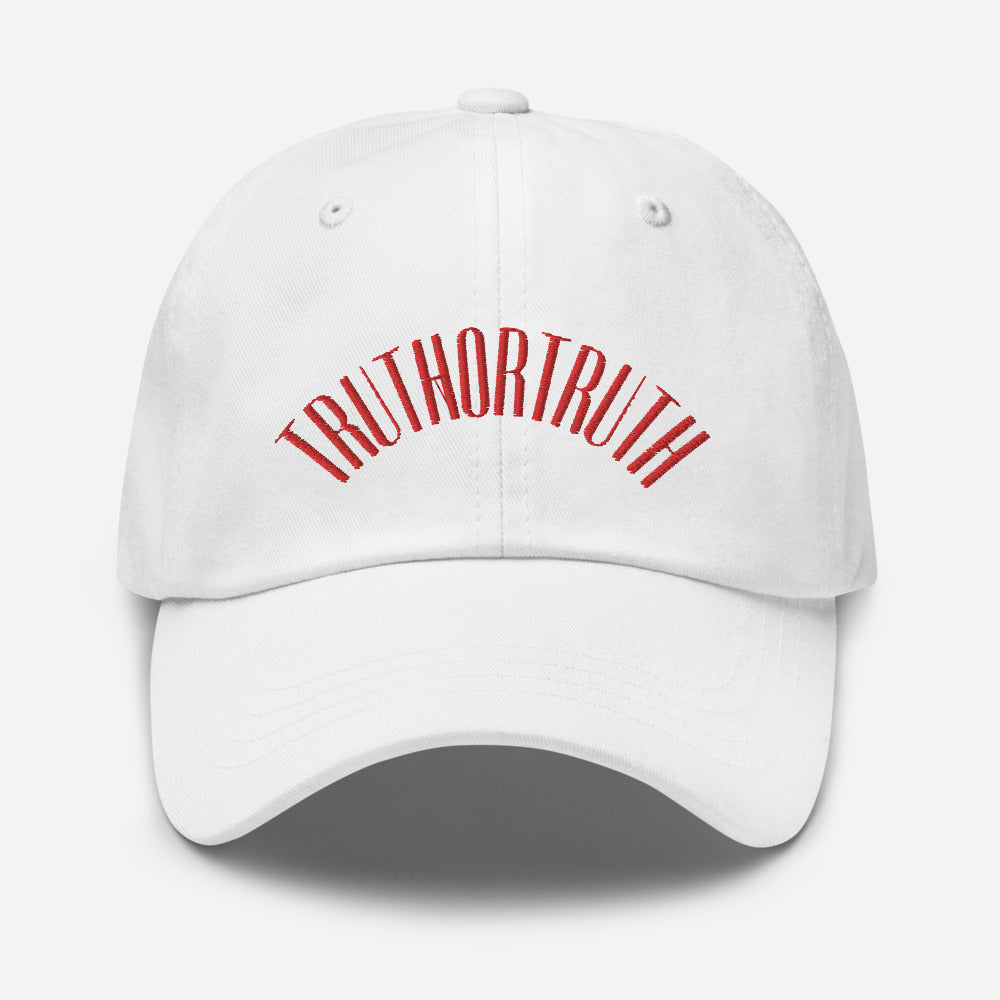 TruthorTruth Red Stitch Dad hat