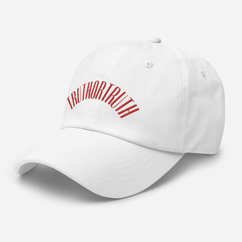 TruthorTruth Red Stitch Dad hat
