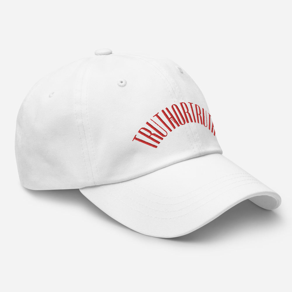 TruthorTruth Red Stitch Dad hat