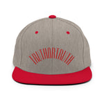 Load image into Gallery viewer, TruthorTruth Red Stitch Snapback Hat
