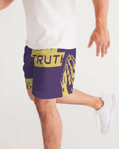 Purple Beyond Blessed Men's Jogger Shorts