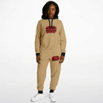 Load image into Gallery viewer, TruthorTruth Sesame/Black/Fire Red Jogger Set

