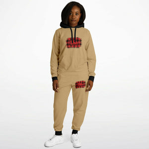 TruthorTruth Sesame/Black/Fire Red Jogger Set