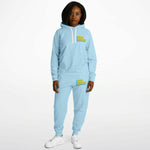 Load image into Gallery viewer, Sky Blue and Yellow Jogger Set

