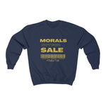 Load image into Gallery viewer, Morals Not For Sale Unisex Heavy Blend™ Crewneck Sweatshirt
