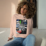 Load image into Gallery viewer, Don&#39;t Let It Make You Crop Hoodie
