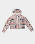 Load image into Gallery viewer, Abstract  Women&#39;s Cropped Windbreaker

