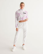 Load image into Gallery viewer, Made it Out The Jungle  Women&#39;s Cropped Windbreaker
