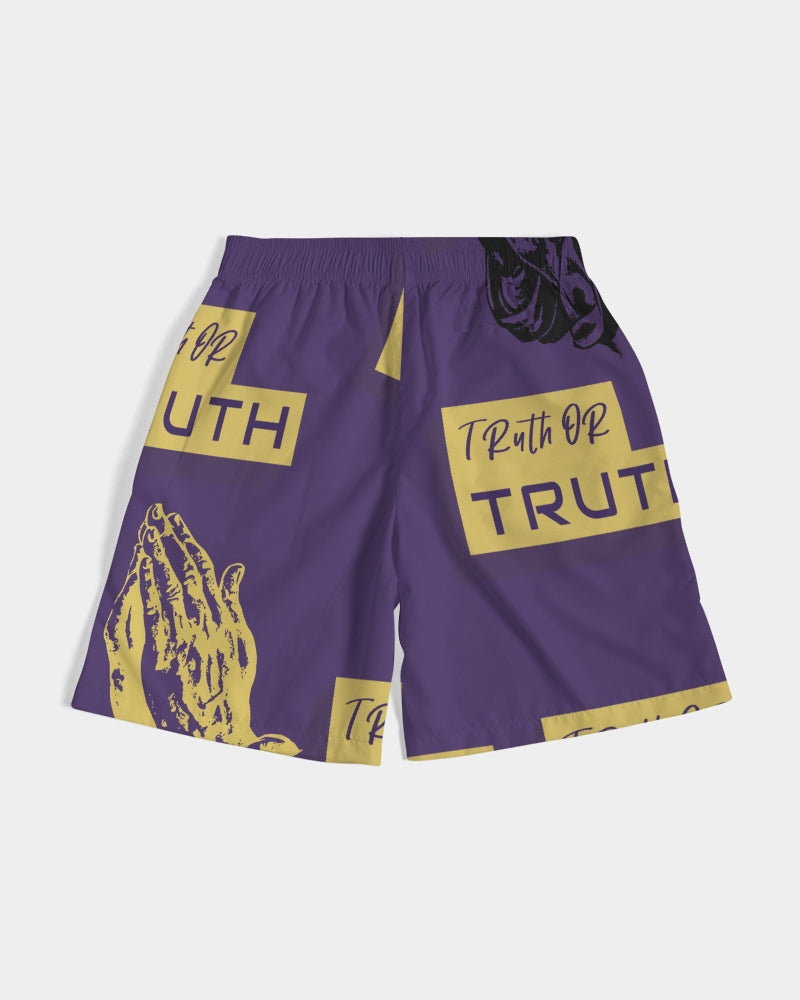 Purple Beyond Blessed Men's Jogger Shorts
