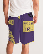 Load image into Gallery viewer, Purple Beyond Blessed Men&#39;s Jogger Shorts
