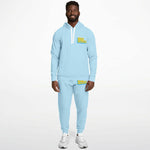 Load image into Gallery viewer, Sky Blue and Yellow Jogger Set
