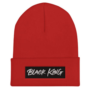 Black King Cuffed Beanie