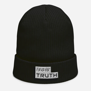 TruthorTruth Organic ribbed beanie