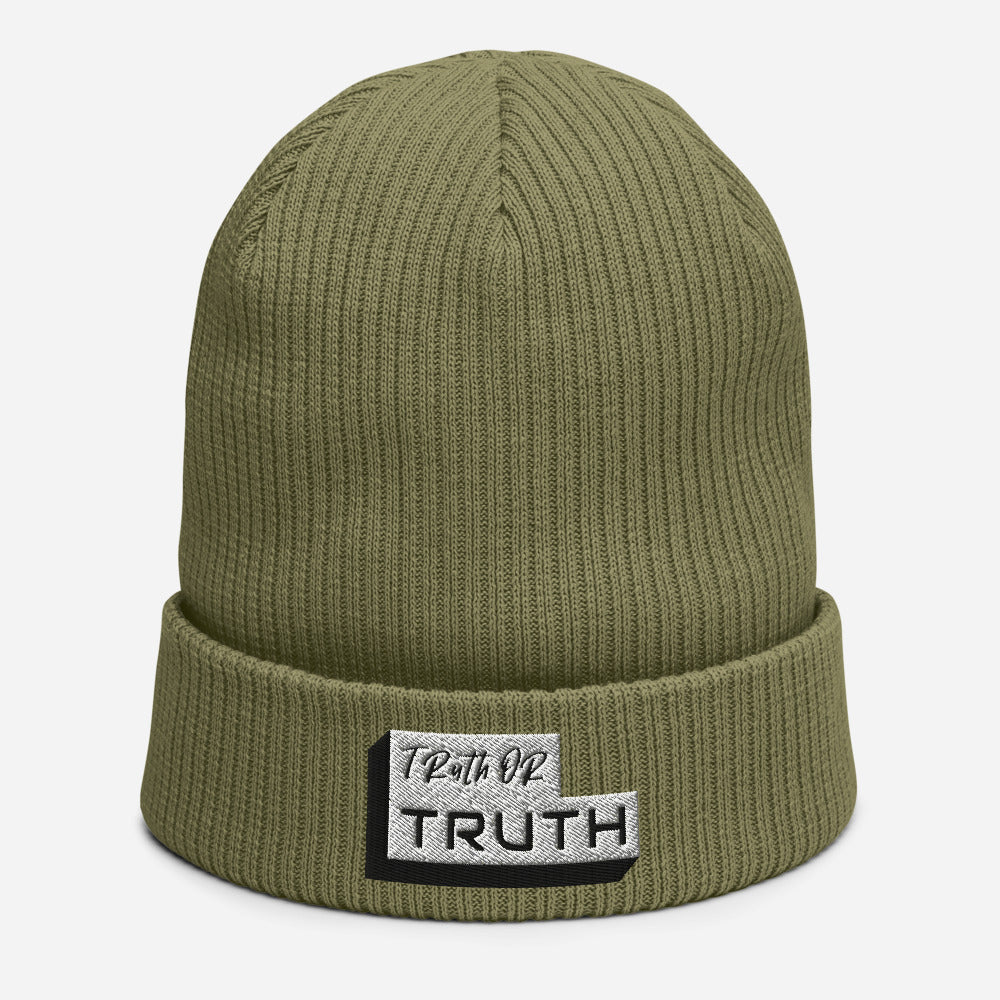 TruthorTruth Organic ribbed beanie