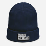 Load image into Gallery viewer, TruthorTruth Organic ribbed beanie
