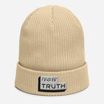 Load image into Gallery viewer, TruthorTruth Organic ribbed beanie
