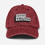 Load image into Gallery viewer, Truth or Truth Vintage Cotton Twill Cap
